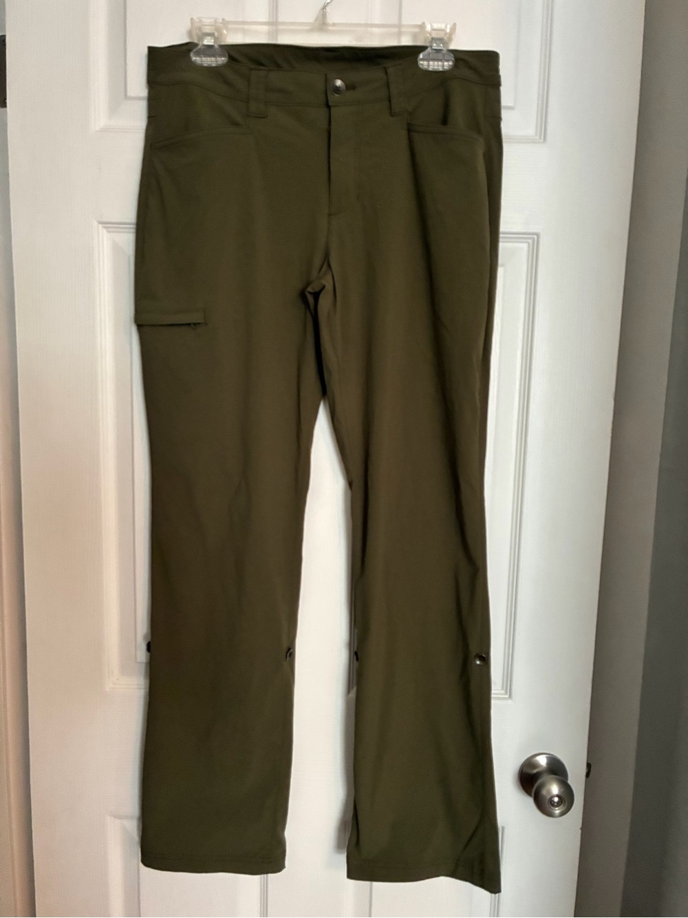 Eddie Bauer Convertible Athletic Pants Size 10 Decorative Stitching/5 Pockets - Picture 2 of 9